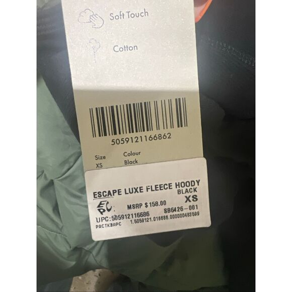 Sweaty Betty NWT Escape Luxe Hoodie Black - Picture 6 of 6